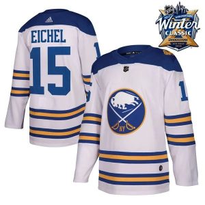 Kinder Buffalo Sabres Eishockey Trikot Jack Eichel 15 2018 Winter Classic Weiß Authentic